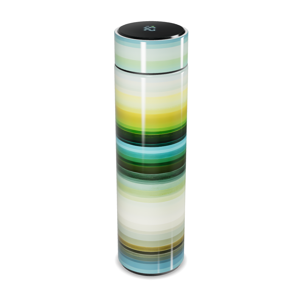 Garrafa Térmica Touch - Listras Coloridas