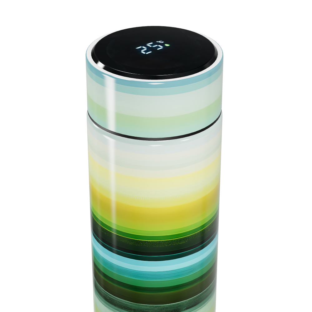 Garrafa Térmica Touch - Listras Coloridas