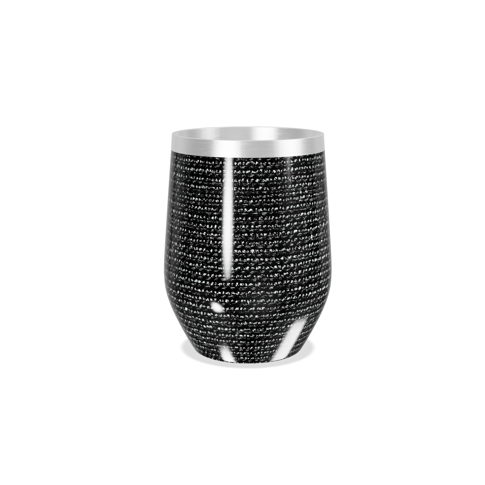 Copo Térmico Slim - Preto Texturizado Aço