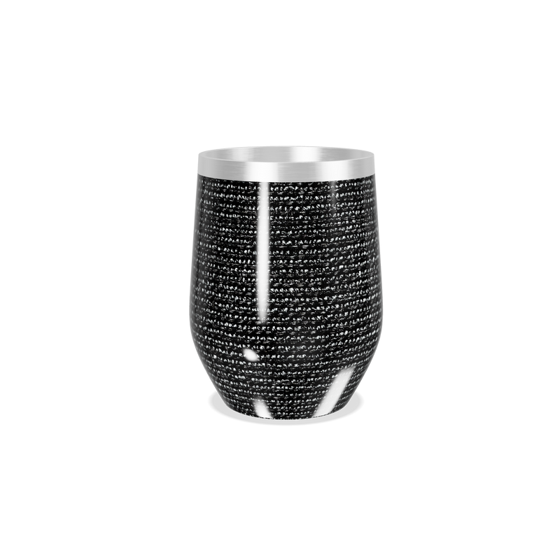 Copo Térmico Slim - Preto Texturizado Aço