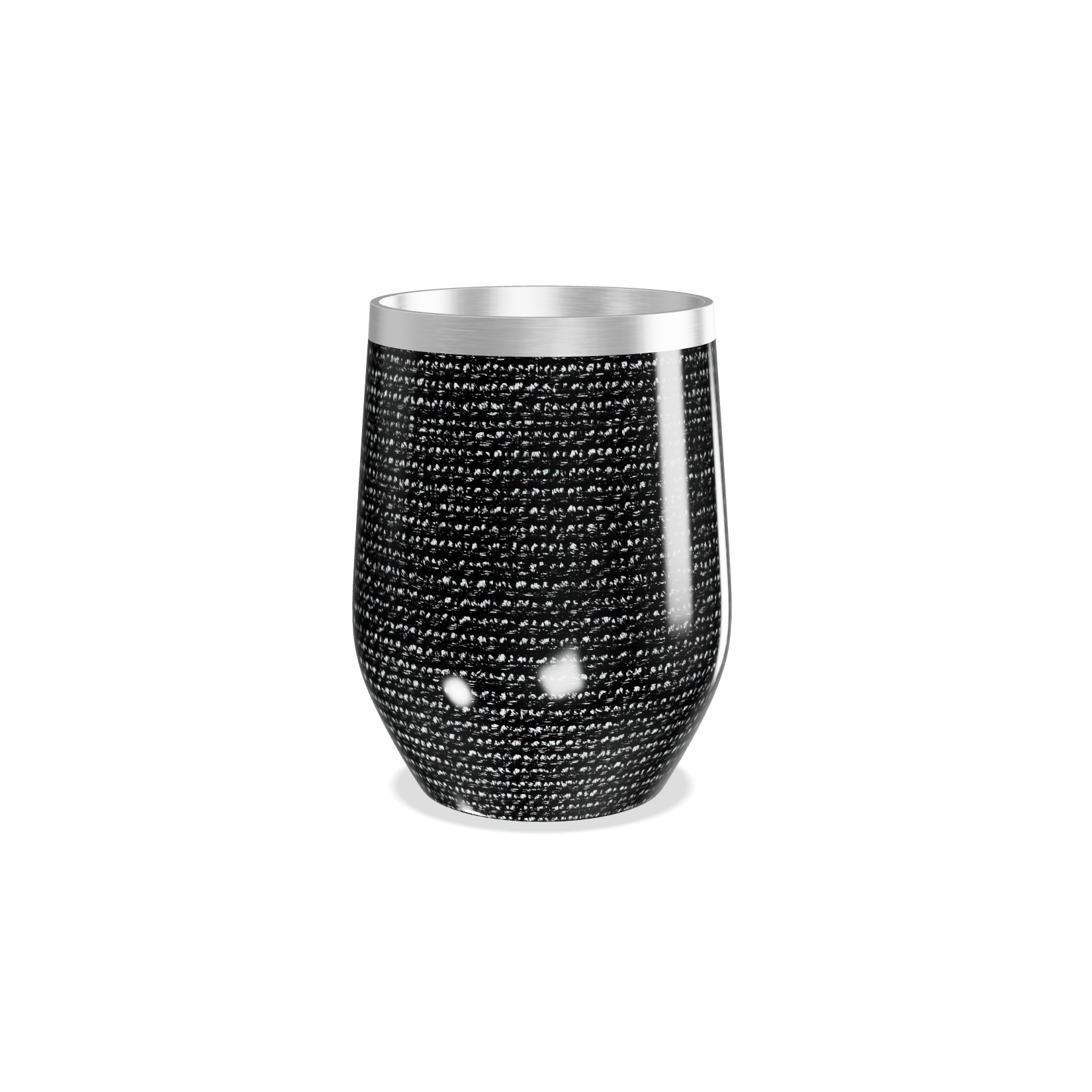 Copo Térmico Slim - Preto Texturizado Aço