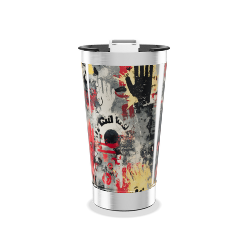 Copo Térmico - Estampa Mãos Coloridas