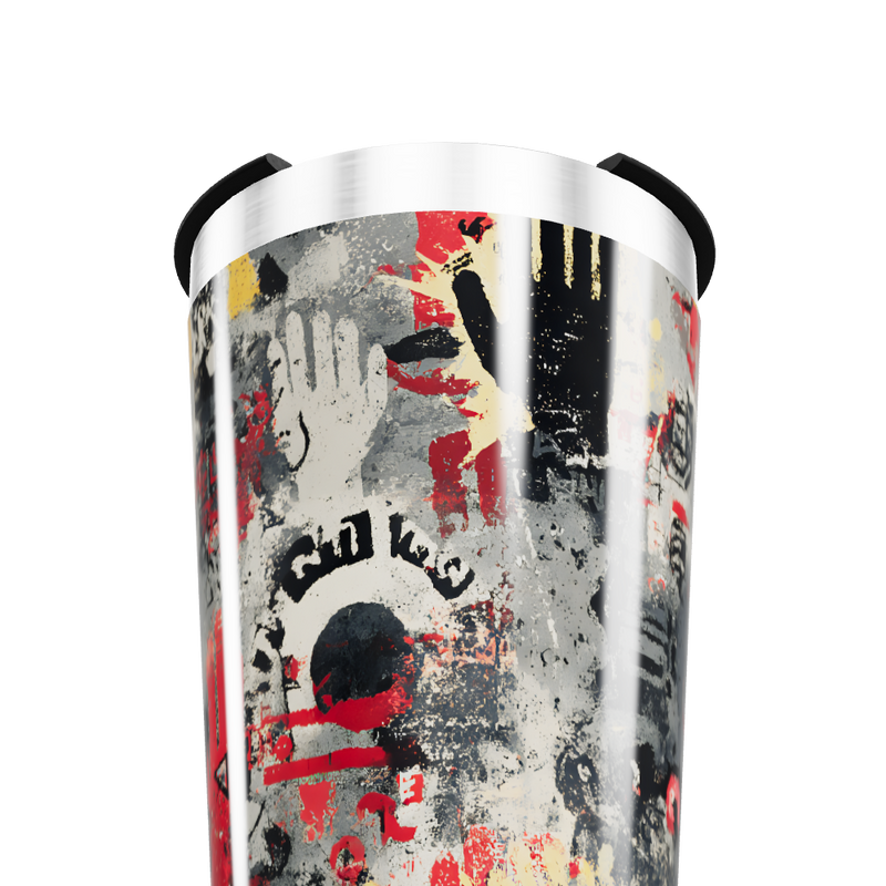 Copo Térmico - Estampa Mãos Coloridas