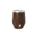 Copo Térmico Slim - Marrom Texturizado Aço