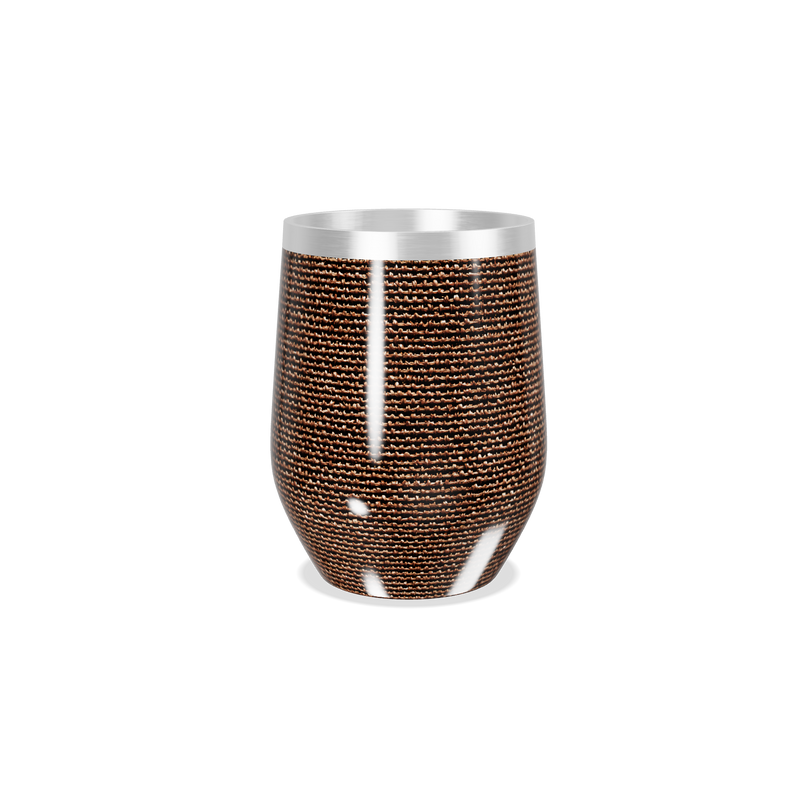 Copo Térmico Slim - Marrom Texturizado Aço