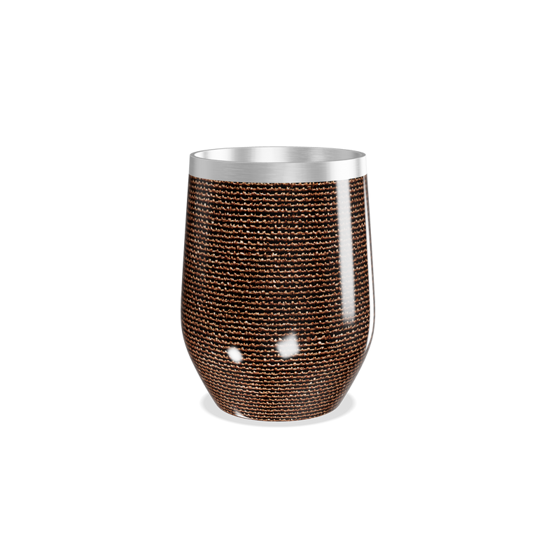 Copo Térmico Slim - Marrom Texturizado Aço