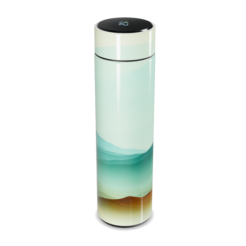 Garrafa Térmica Touch - Verde Água Digital