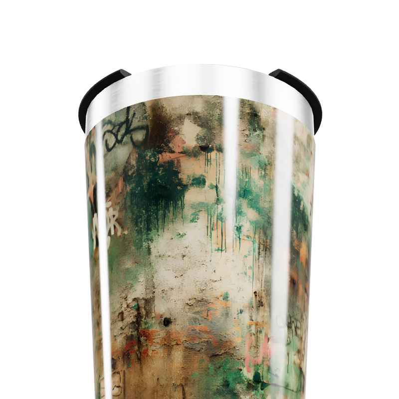 Copo Térmico - Estampa Abstrata Colorida