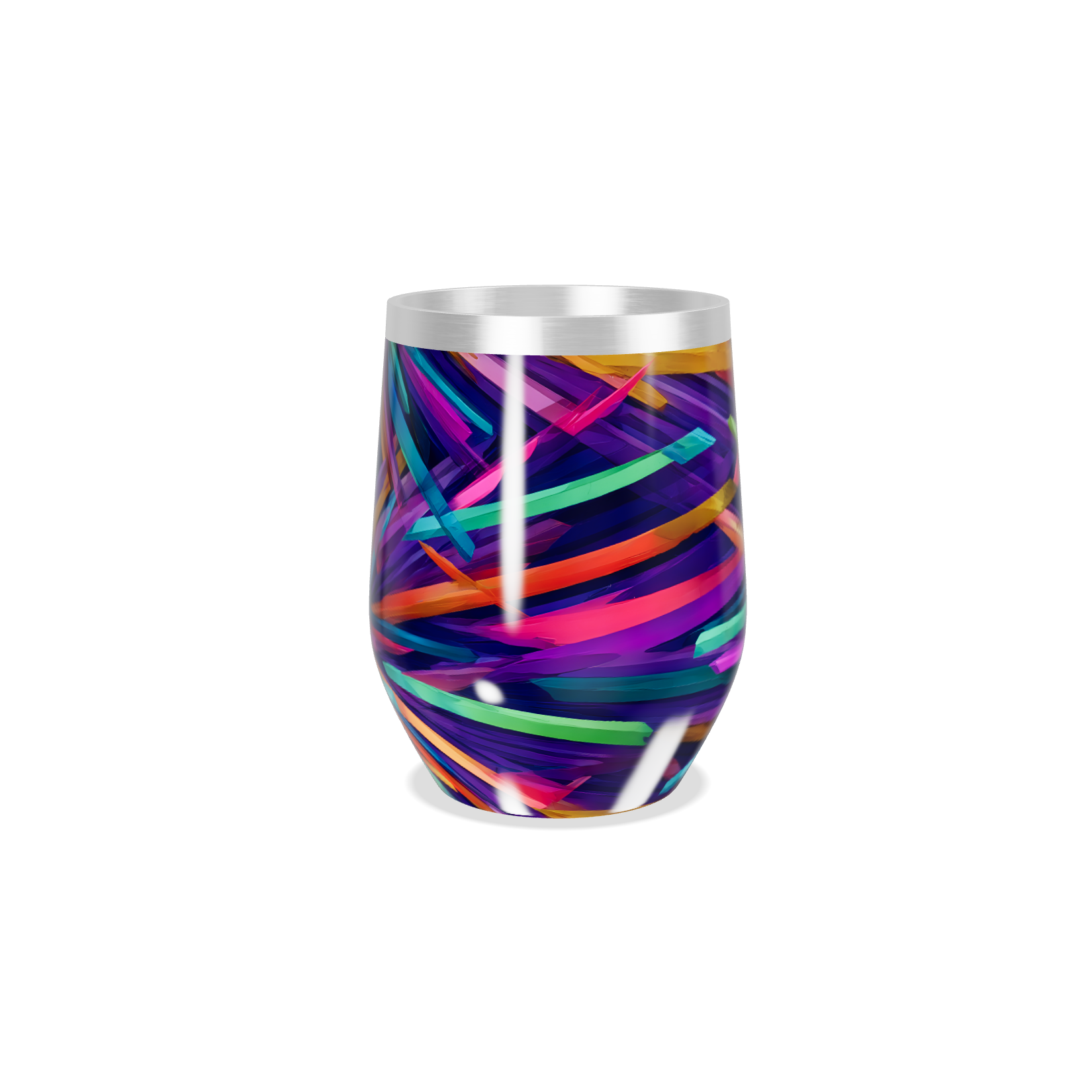 Copo Térmico Slim - Multicolorido Inox