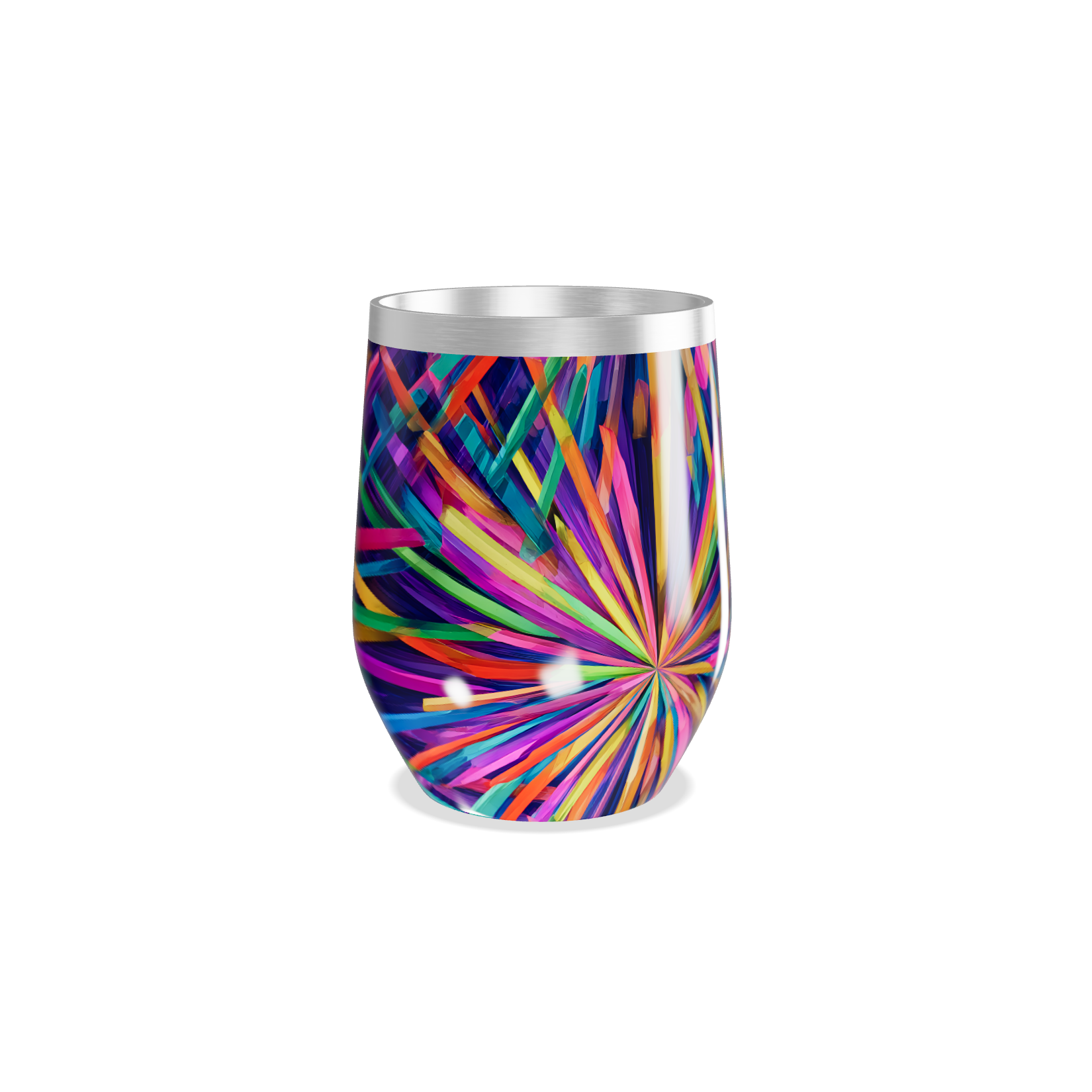 Copo Térmico Slim - Multicolorido Inox