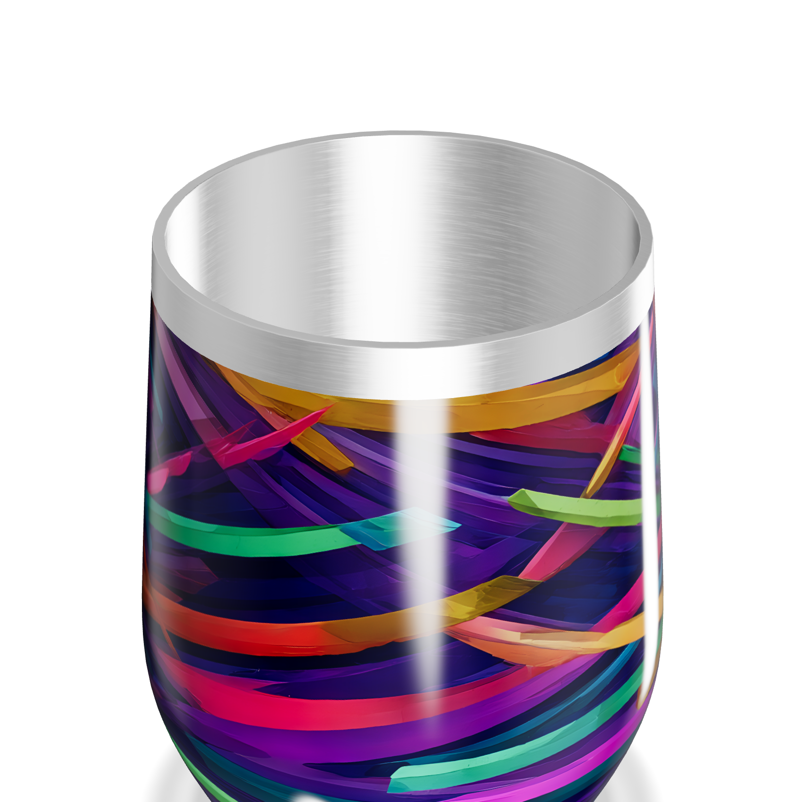 Copo Térmico Slim - Multicolorido Inox