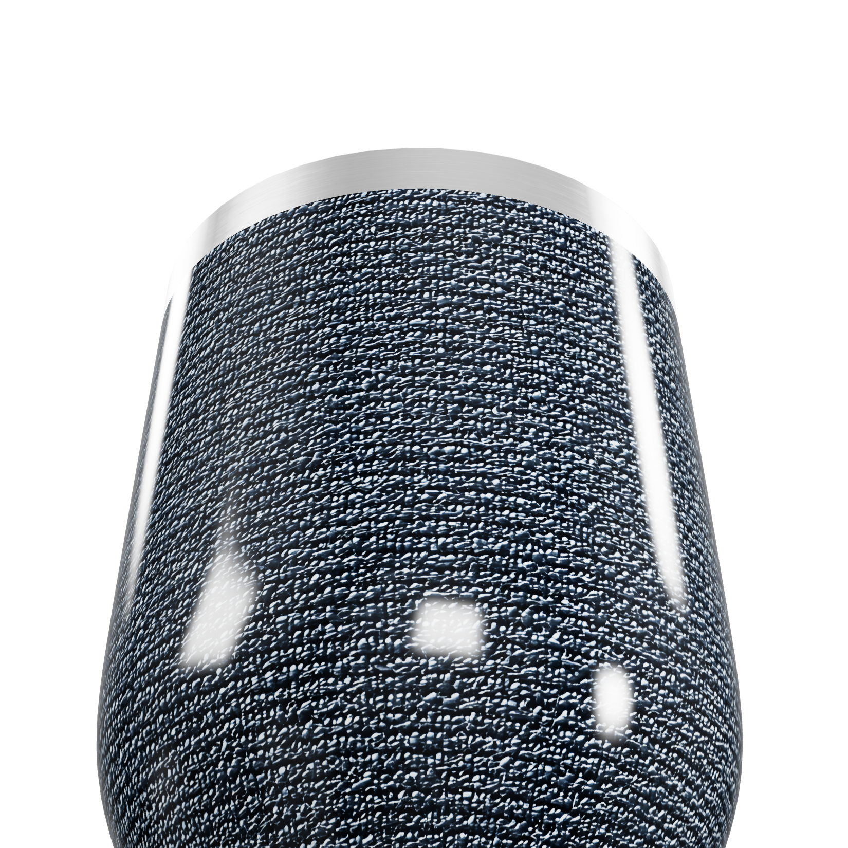 Copo Térmico Slim - Textura Azul Aço Inox