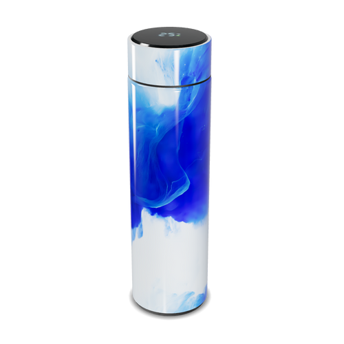 Garrafa Térmica Touch - Azul Marmorizada