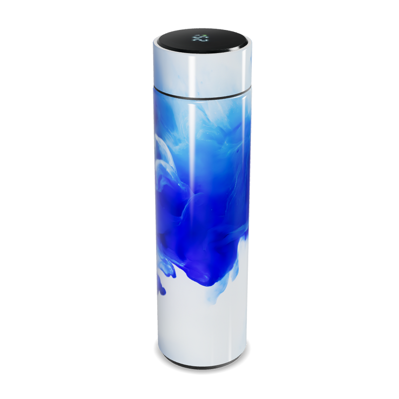 Garrafa Térmica Touch - Azul Marmorizada