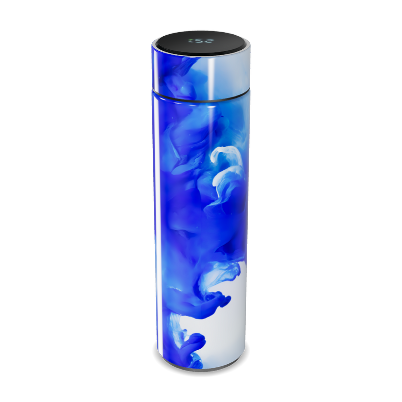 Garrafa Térmica Touch - Azul Marmorizada