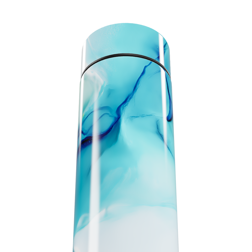 Garrafa Térmica Touch - Azul Marmorizada