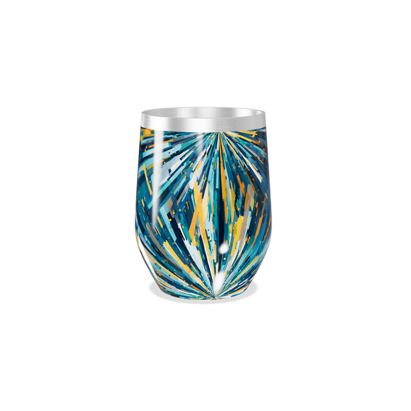 Copo Térmico Slim - Estampa Colorida Aço Inox