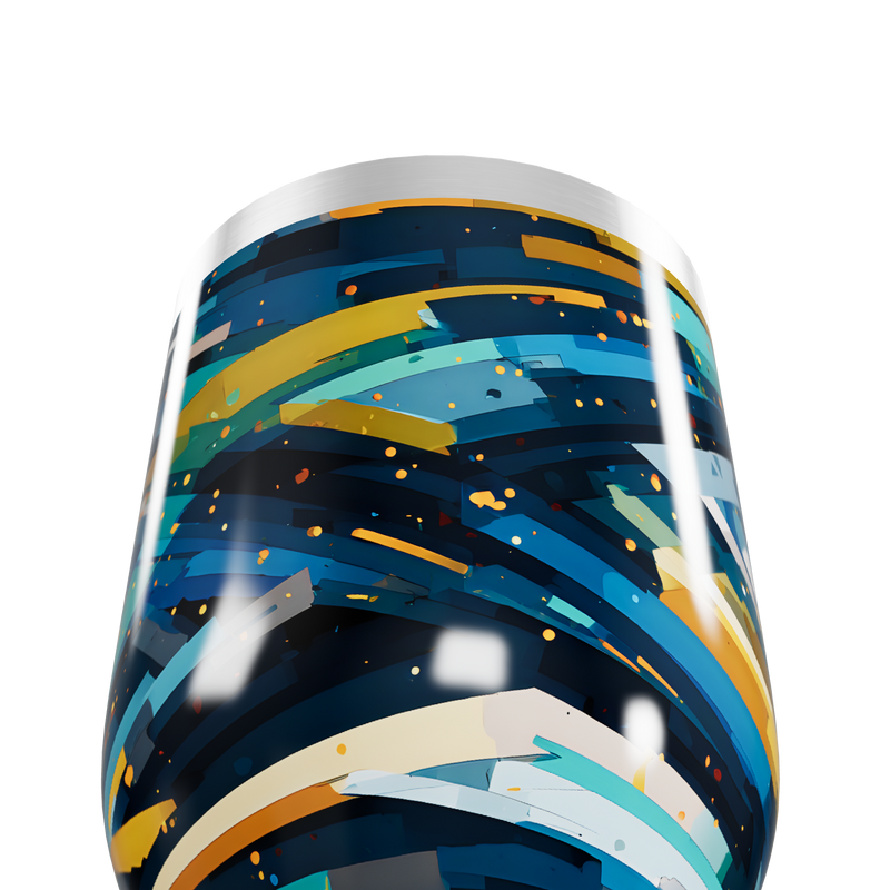 Copo Térmico Slim - Estampa Colorida Aço Inox