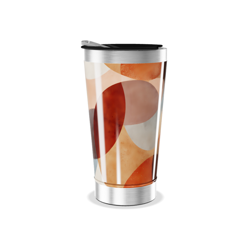 Copo Térmico - Estampa Abstrata Colorida