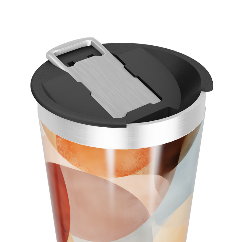 Copo Térmico - Estampa Abstrata Colorida