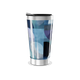 Copo Térmico - Arte Abstrata Azul