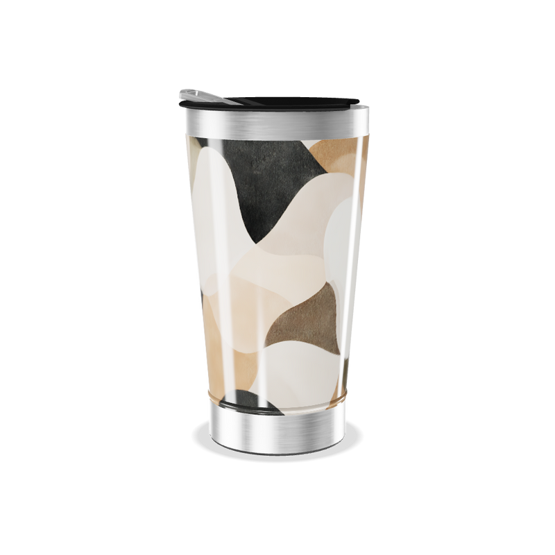 Copo Térmico - Estampa Abstrata Colorida