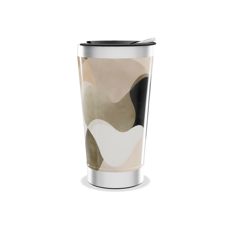 Copo Térmico - Estampa Abstrata Colorida