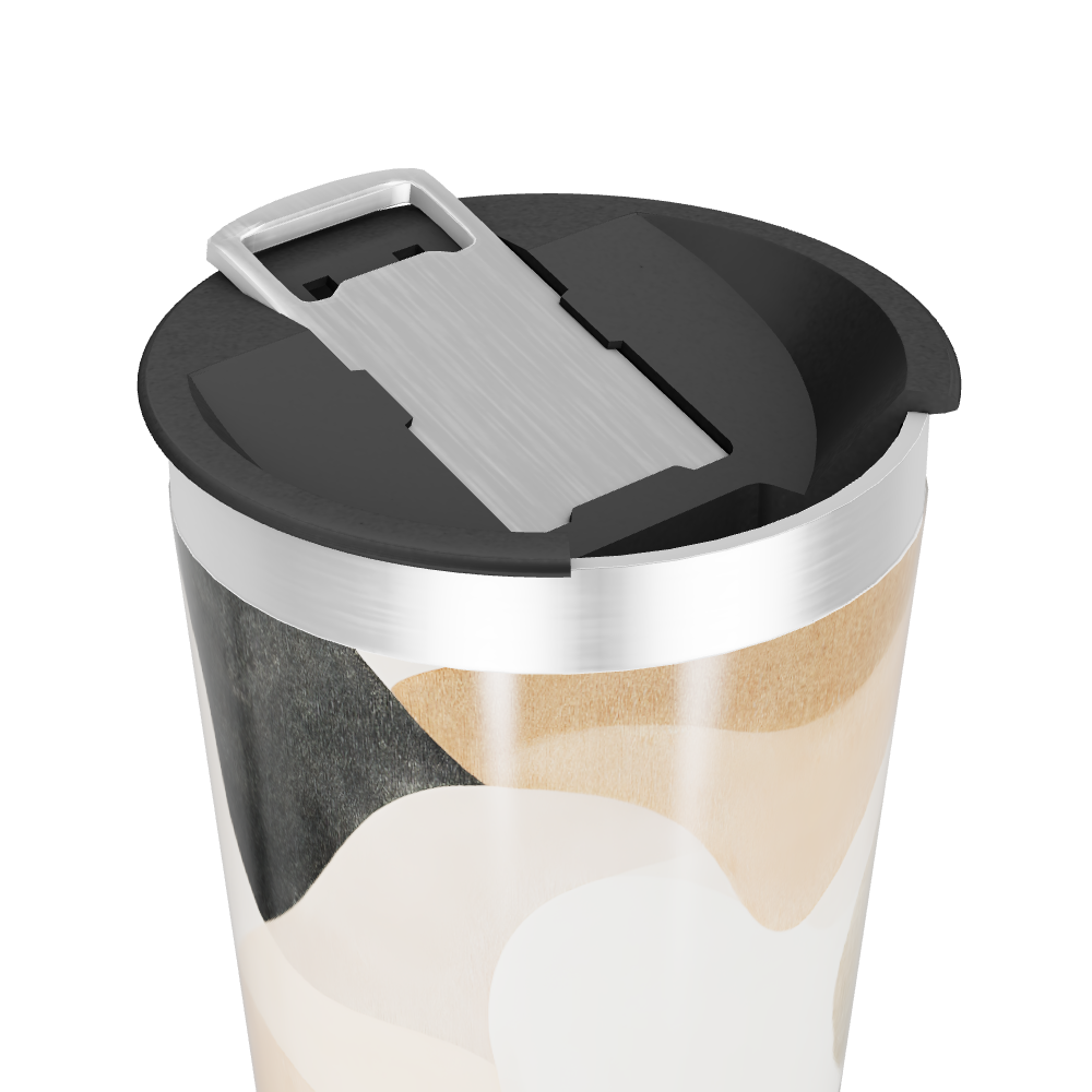 Copo Térmico - Estampa Abstrata Colorida