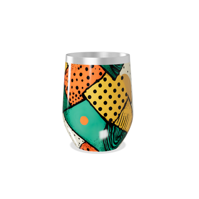 Copo Térmico Slim - Estampado Colorido Aço Inox