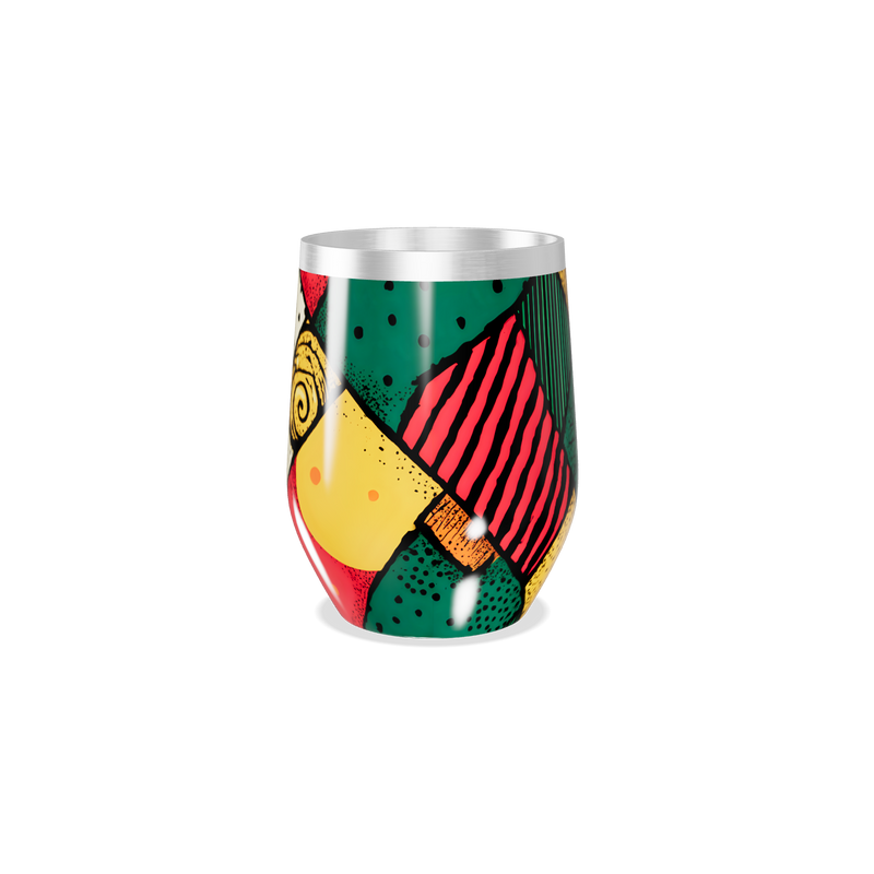 Copo Térmico Slim - Estampado Colorido Aço Inox