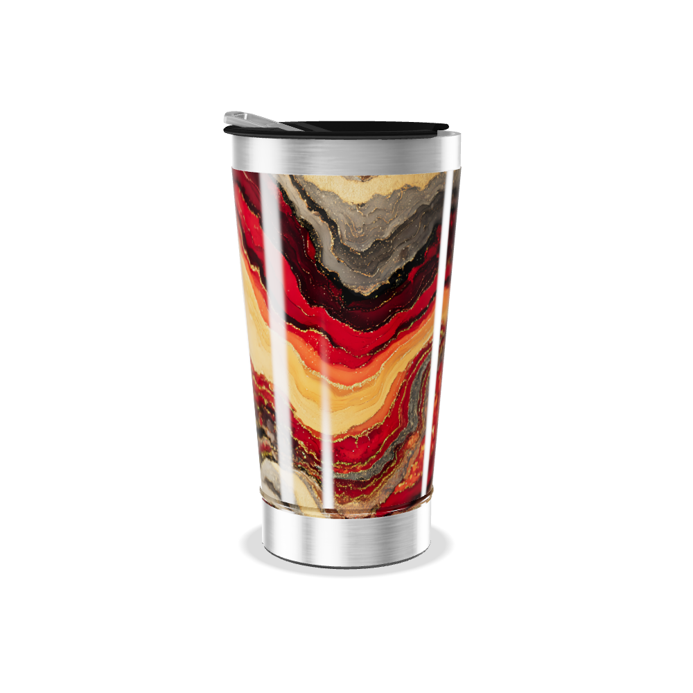 Copo Térmico - Estampa Geométrica Colorida