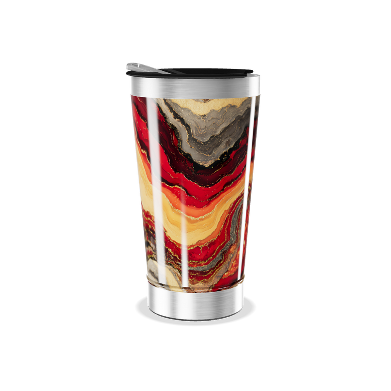 Copo Térmico - Estampa Geométrica Colorida