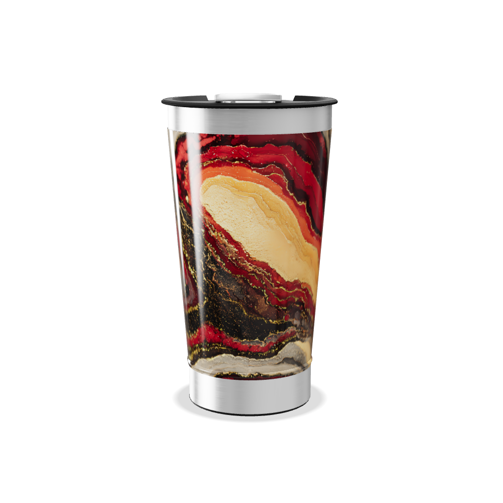 Copo Térmico - Estampa Geométrica Colorida