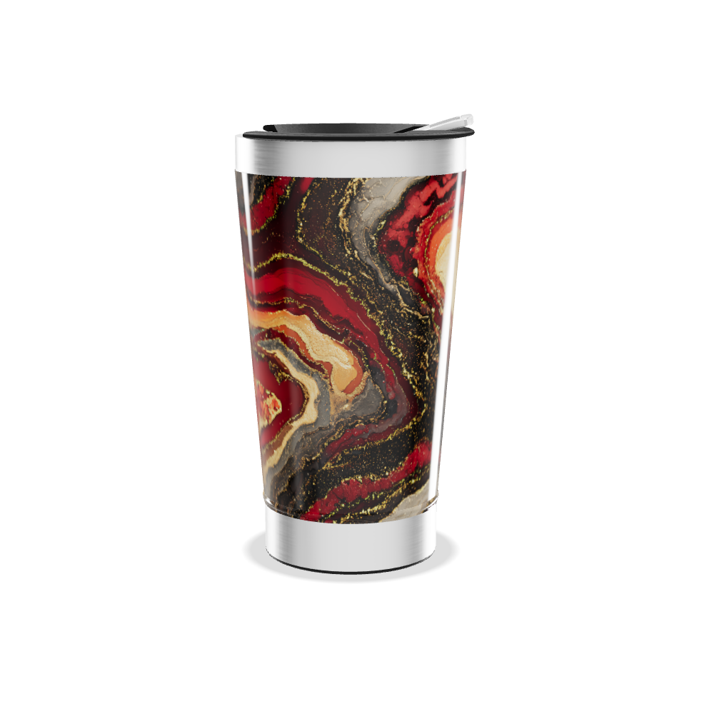 Copo Térmico - Estampa Geométrica Colorida