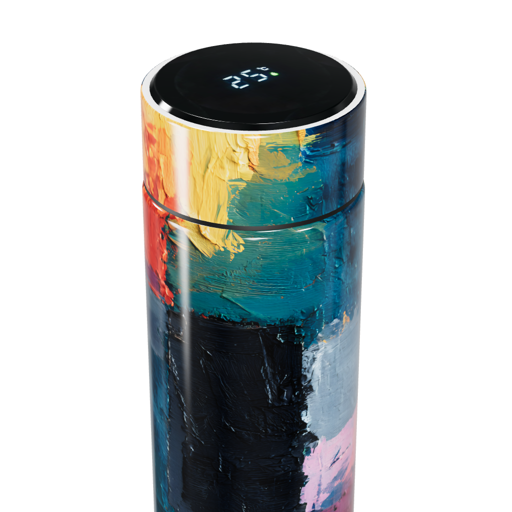 Garrafa Térmica Touch - Design Artístico Colorido