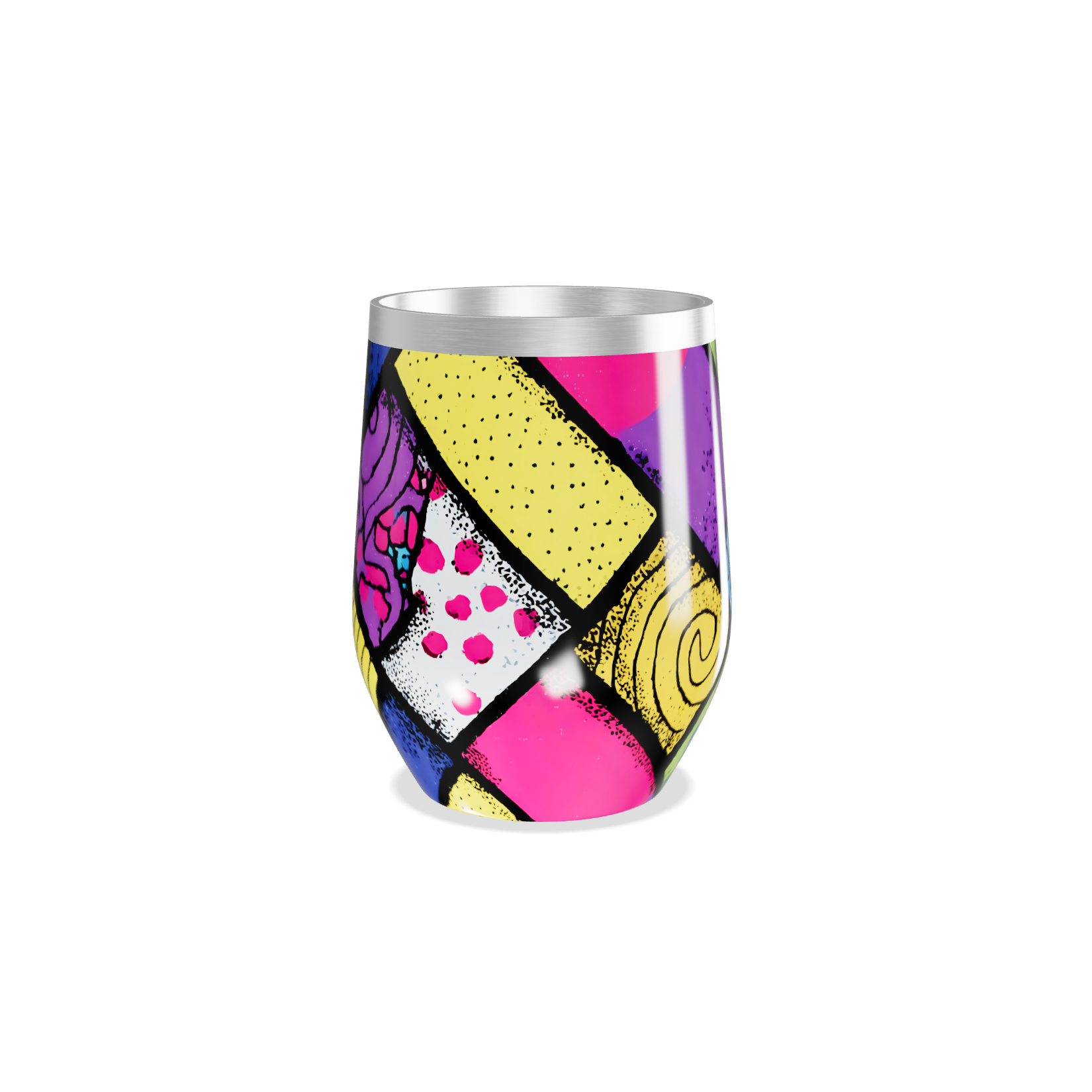 Copo Térmico Slim - Colorido de Aço Inox