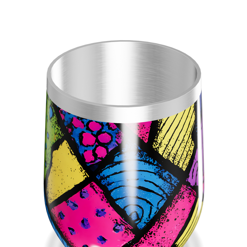 Copo Térmico Slim - Colorido de Aço Inox