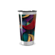 Copo Térmico - Estampa Abstrata Multicolorida