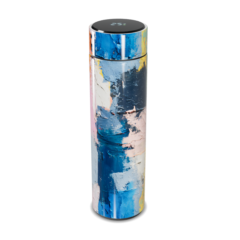 Garrafa Térmica Touch - Arte Abstrata Colorida
