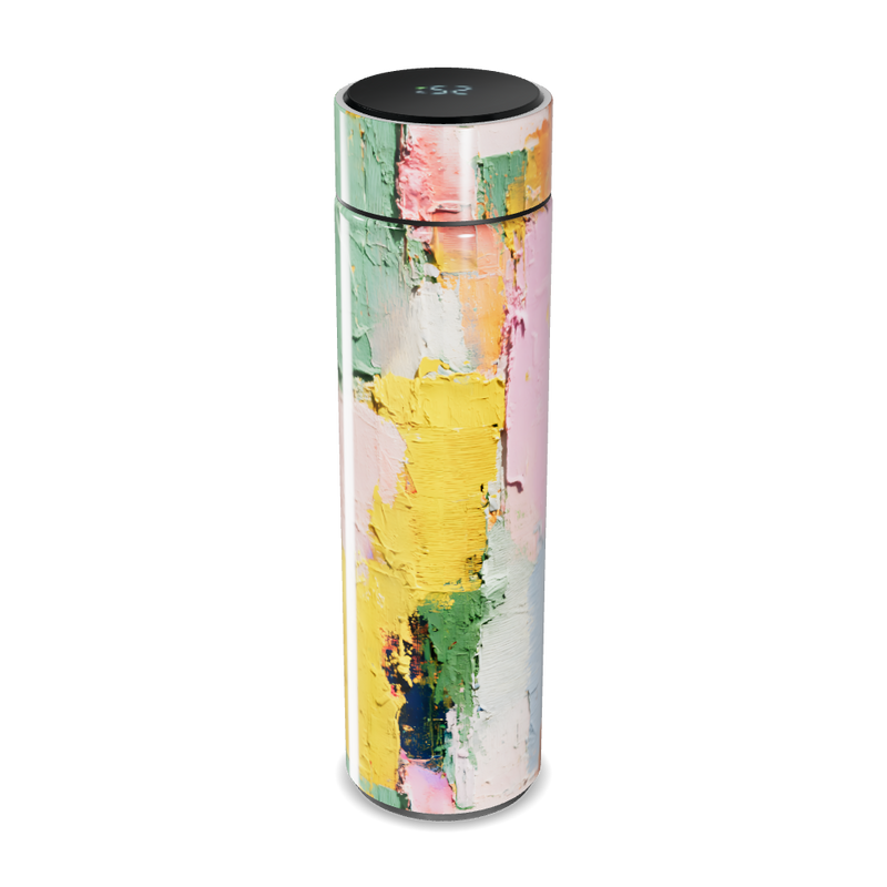 Garrafa Térmica Touch - Arte Abstrata Colorida