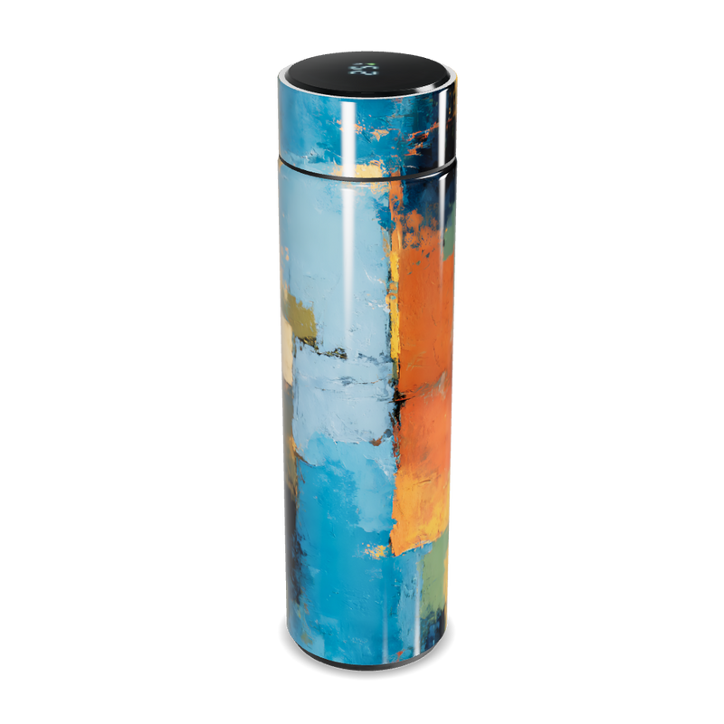 Garrafa Térmica Touch - Colorida com Estampa Moderna