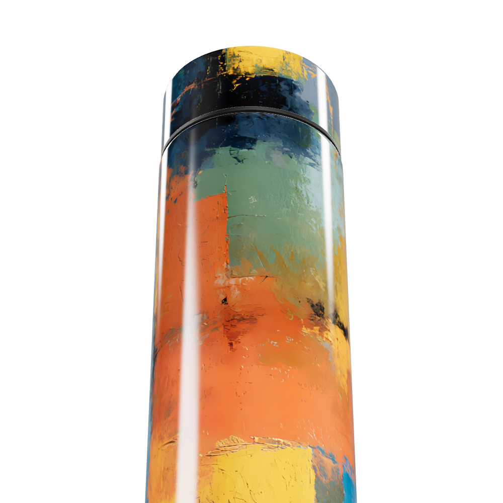 Garrafa Térmica Touch - Colorida com Estampa Moderna