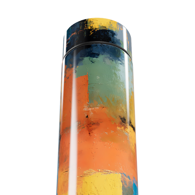 Garrafa Térmica Touch - Colorida com Estampa Moderna