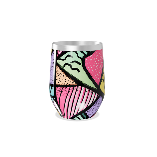 Copo Térmico Slim - Estampa Colorida Abstrata