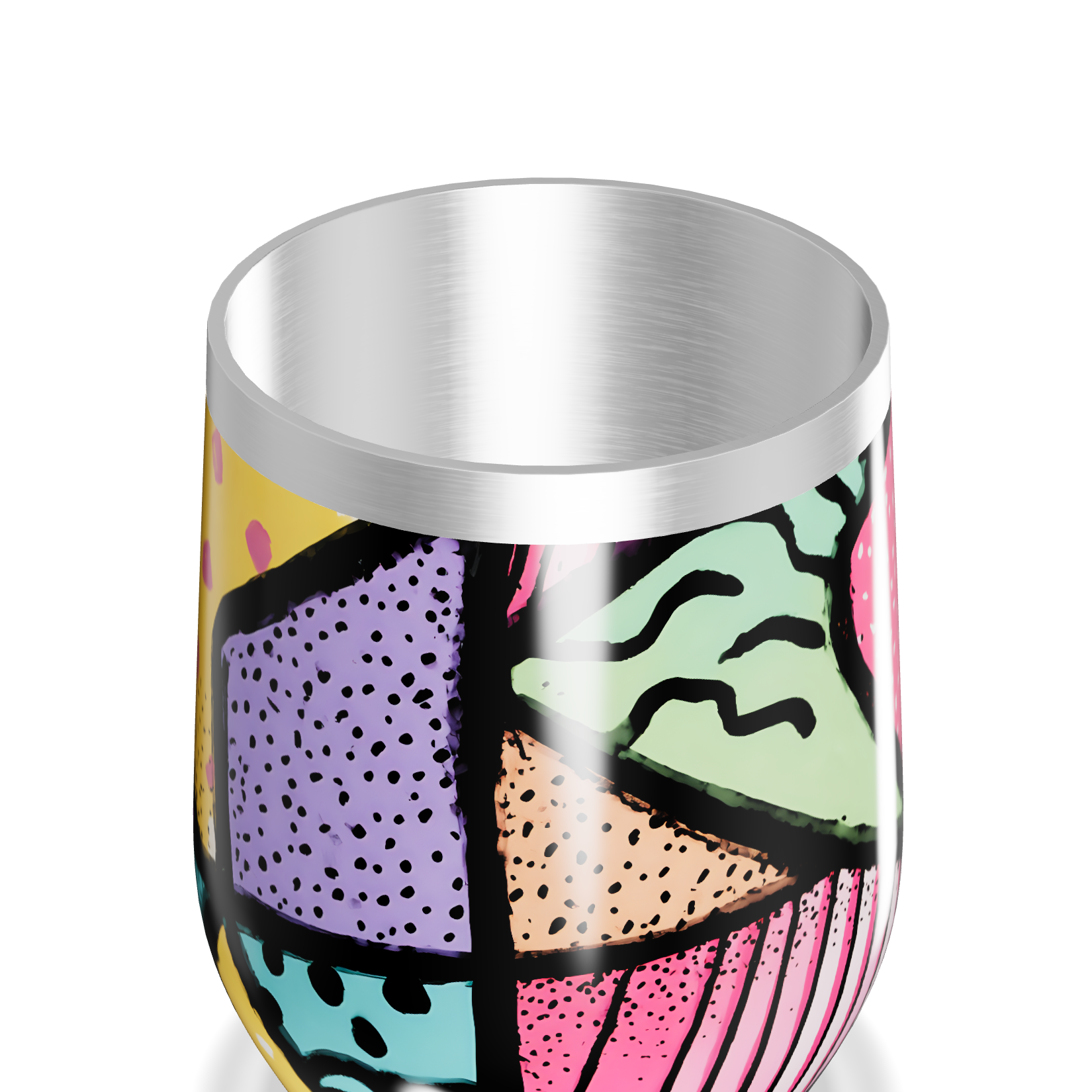 Copo Térmico Slim - Estampa Colorida Abstrata