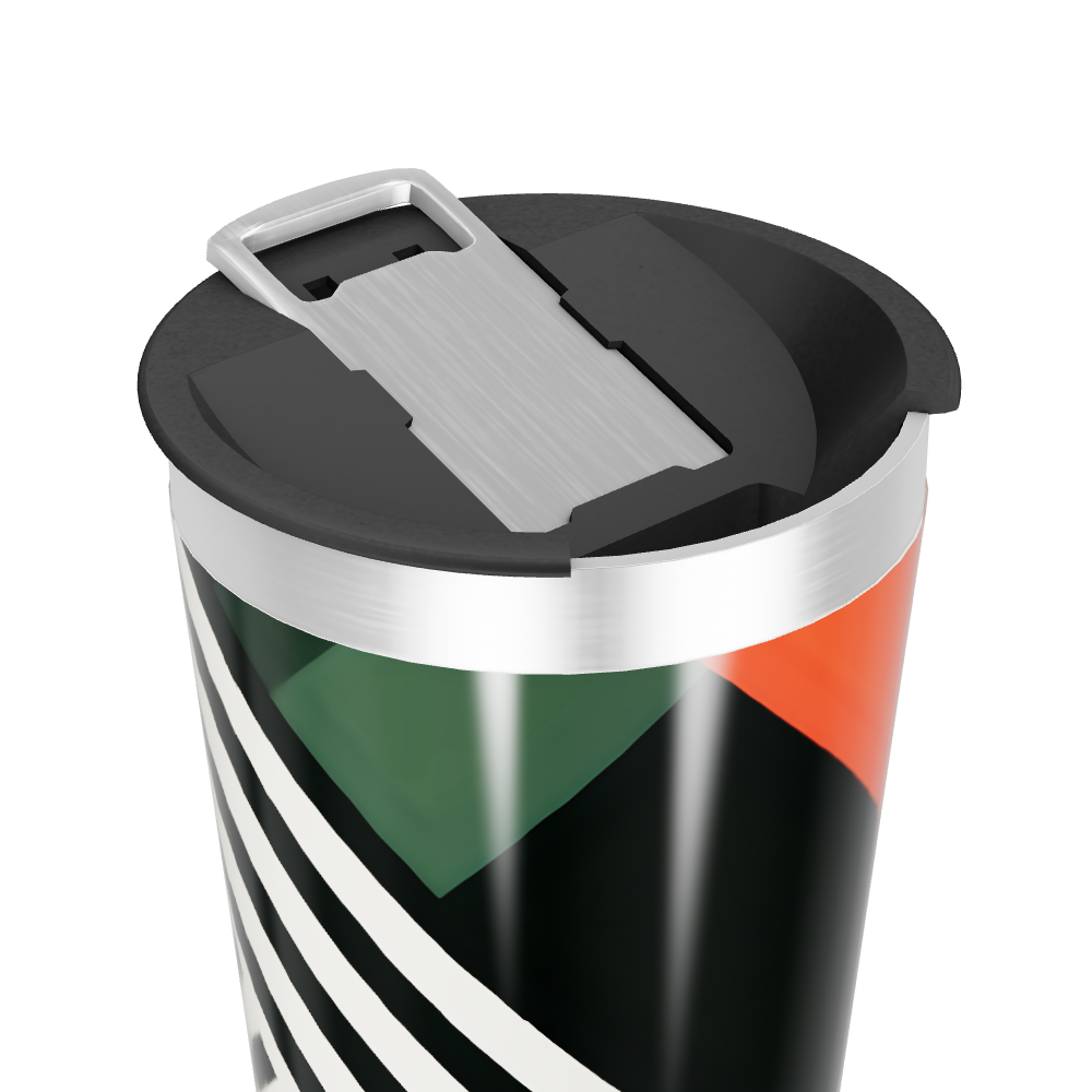 Copo Térmico - Geométrico Colorido Inox