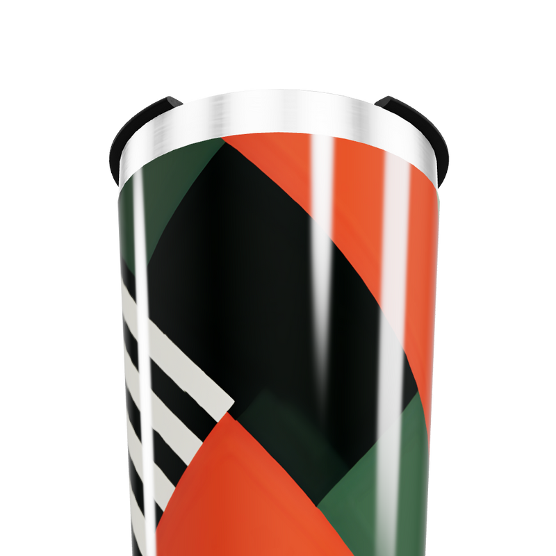 Copo Térmico - Geométrico Colorido Inox