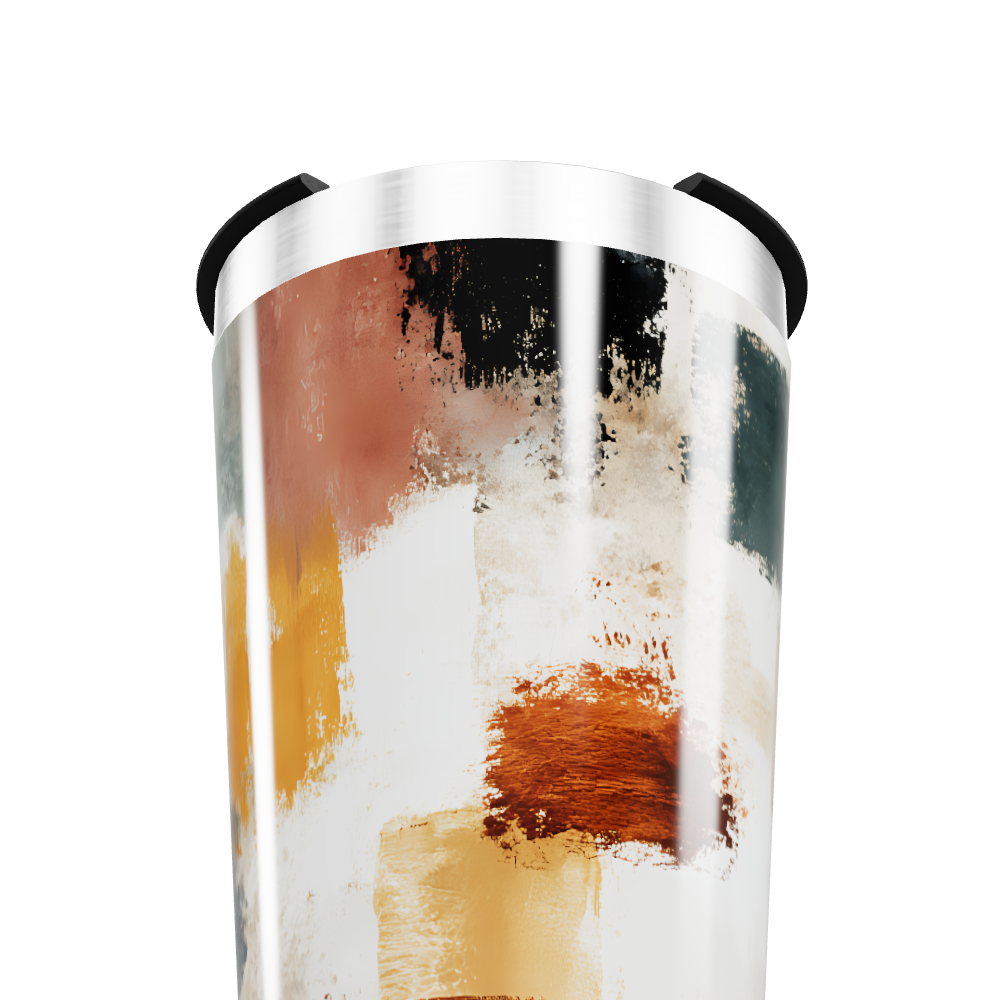 Copo Térmico - Estampa Abstrata Colorida