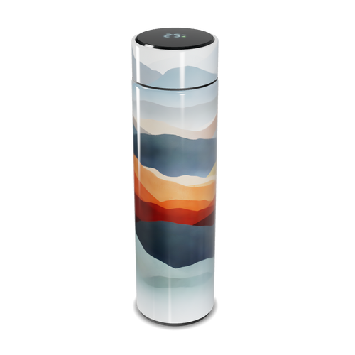 Garrafa Térmica Touch - Colorida com Estampa Moderna