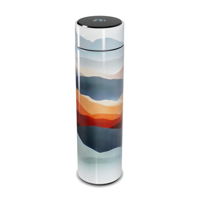 Garrafa Térmica Touch - Colorida com Estampa Moderna